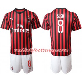 Maillot/Tenue AC Milan SUSO 8 Enfant Domicile 2019/2020